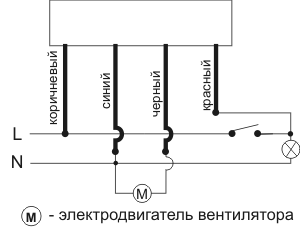 Схема подключения реле времени PO-406